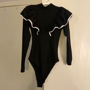 SHEIN bodysuit with ruffles